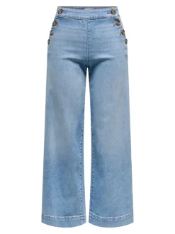 Outlet ONLMADISON Høj talje Wide leg fit Jeans Dame Jeans|Jeans