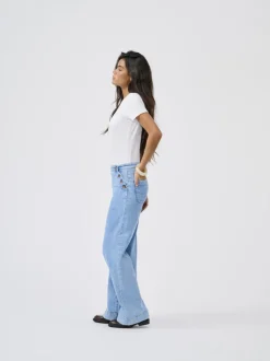 Outlet ONLMADISON Høj talje Wide leg fit Jeans Dame Jeans|Jeans