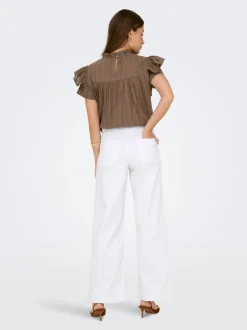 New ONLMADISON Høj talje Wide leg fit Jeans Dame Jeans|Jeans