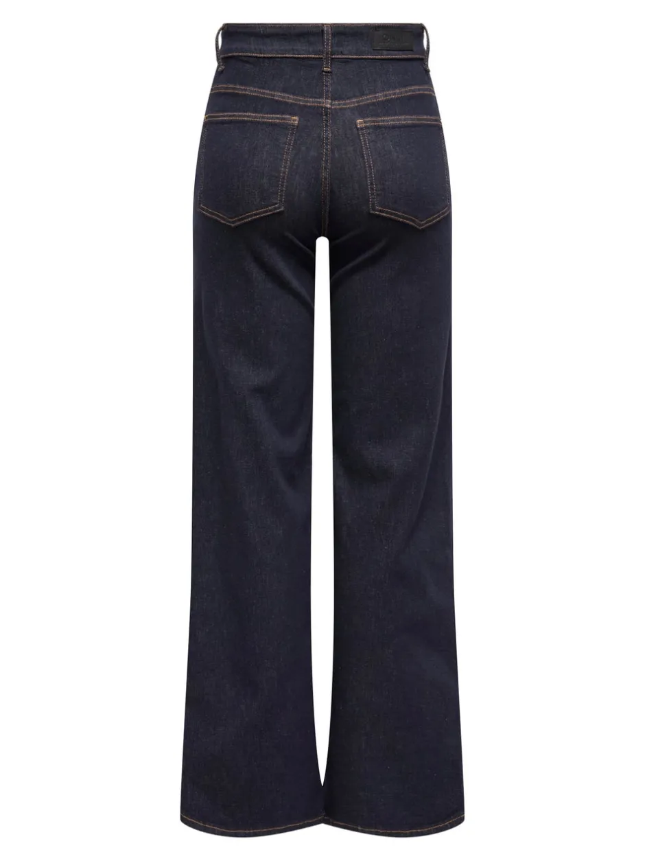 Hot ONLMADISON Høj talje Wide leg fit Jeans Dame Jeans|Jeans