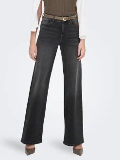Hot ONLMADISON Høj talje Wide leg fit Jeans Dame Jeans|Jeans