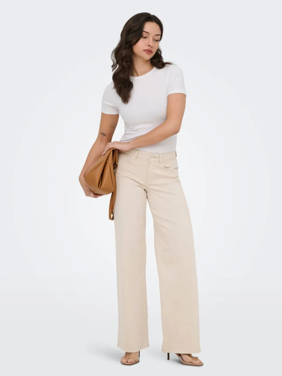 Sale ONLMADISON Wide leg fit Klassiske bukser Dame Jeans|Jeans