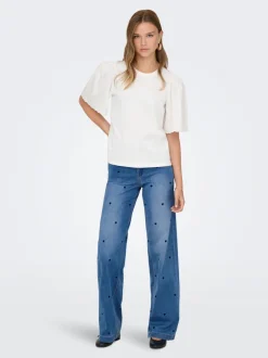 Sale ONLMADISON-ROYAL Høj talje Wide leg fit Jeans Dame Jeans|Jeans