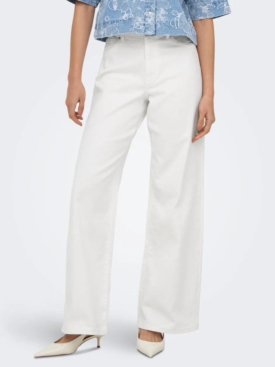 New ONLMADISON-SILLE Høj talje Wide leg fit Jeans Dame Jeans|Jeans