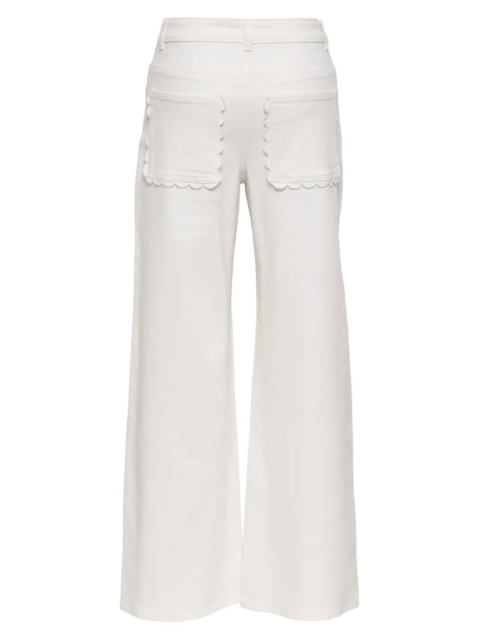 New ONLMADISON-SILLE Høj talje Wide leg fit Jeans Dame Jeans|Jeans