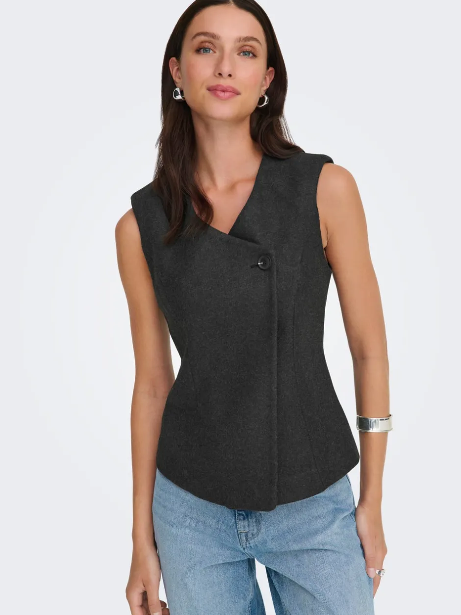 ONLMAIKA Tailored vest Dame Jakker Og Frakker