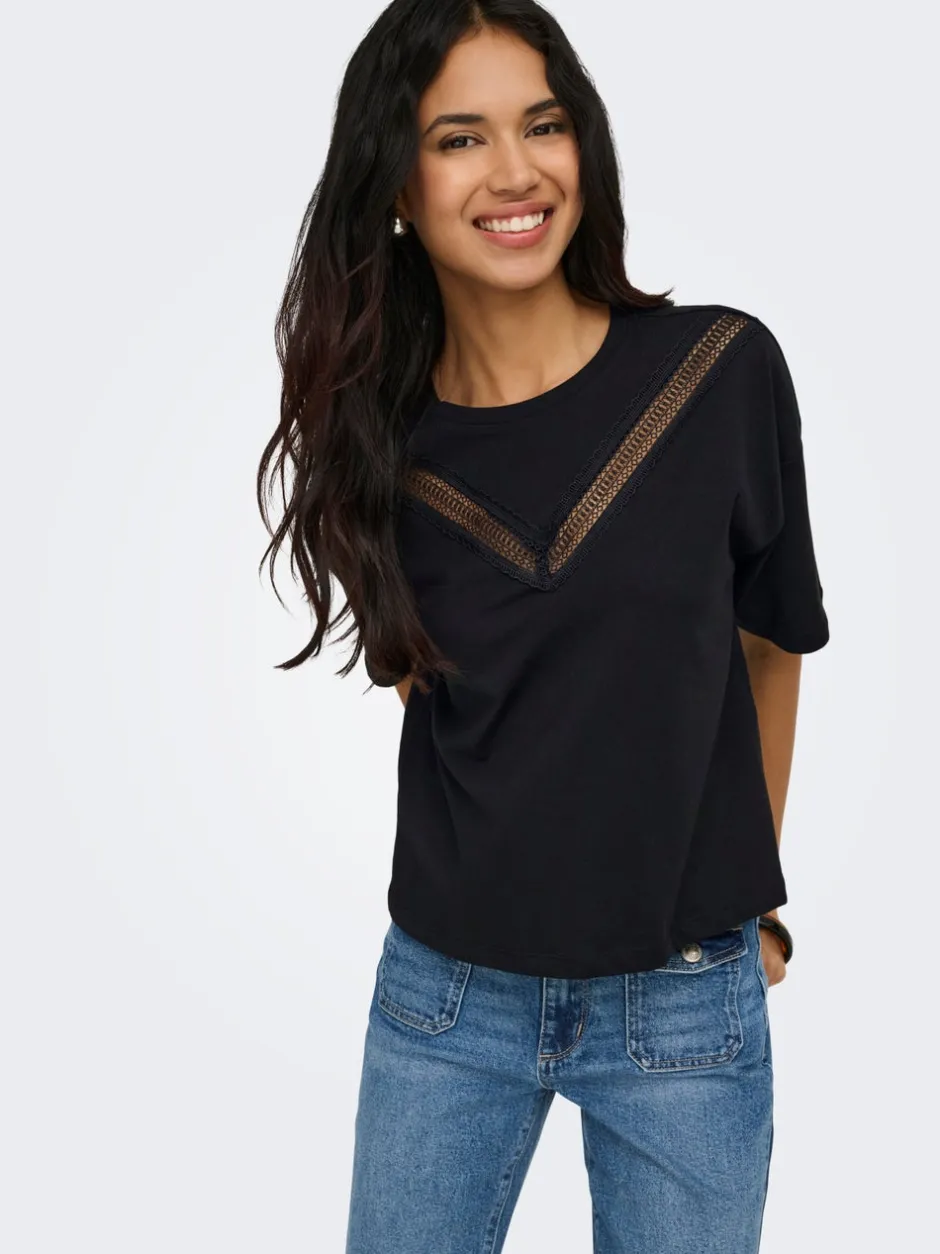 New ONLMALOU T-shirt Dame Toppe