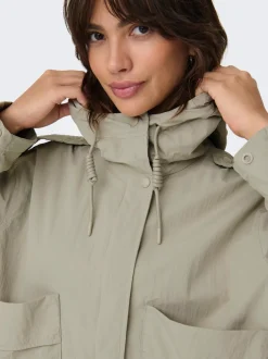 New ONLMAMBA Lang parka Dame Jakker Og Frakker