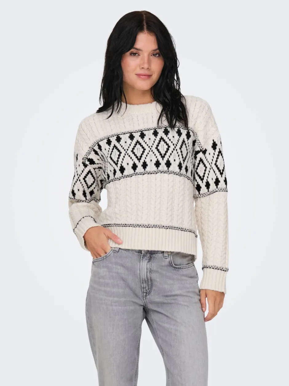 Clearance ONLMARENT Striktrøje Dame Strik & Cardigans