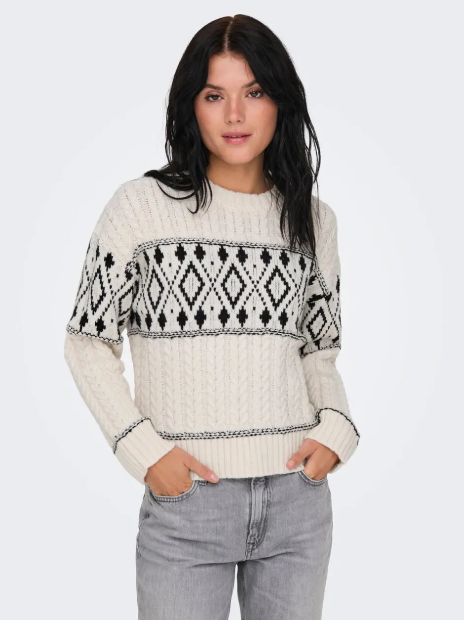 Clearance ONLMARENT Striktrøje Dame Strik & Cardigans