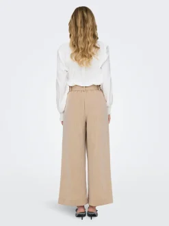 Sale ONLMARSA Flared fit Paperbagbukser Dame Bukser