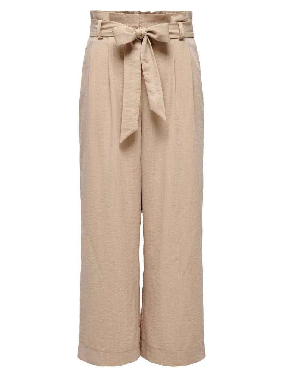 Sale ONLMARSA Flared fit Paperbagbukser Dame Bukser