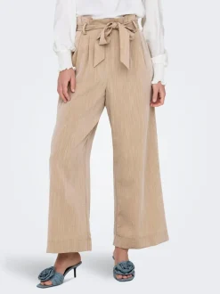 Sale ONLMARSA Flared fit Paperbagbukser Dame Bukser