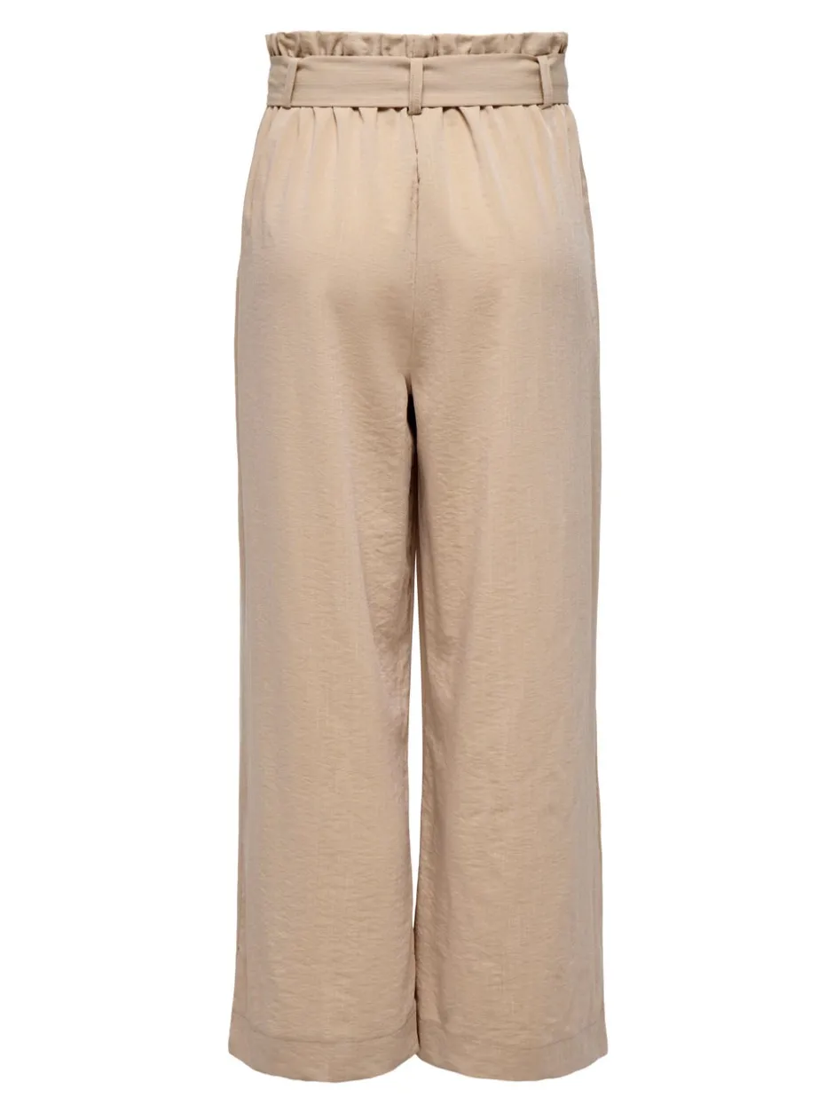 Sale ONLMARSA Flared fit Paperbagbukser Dame Bukser