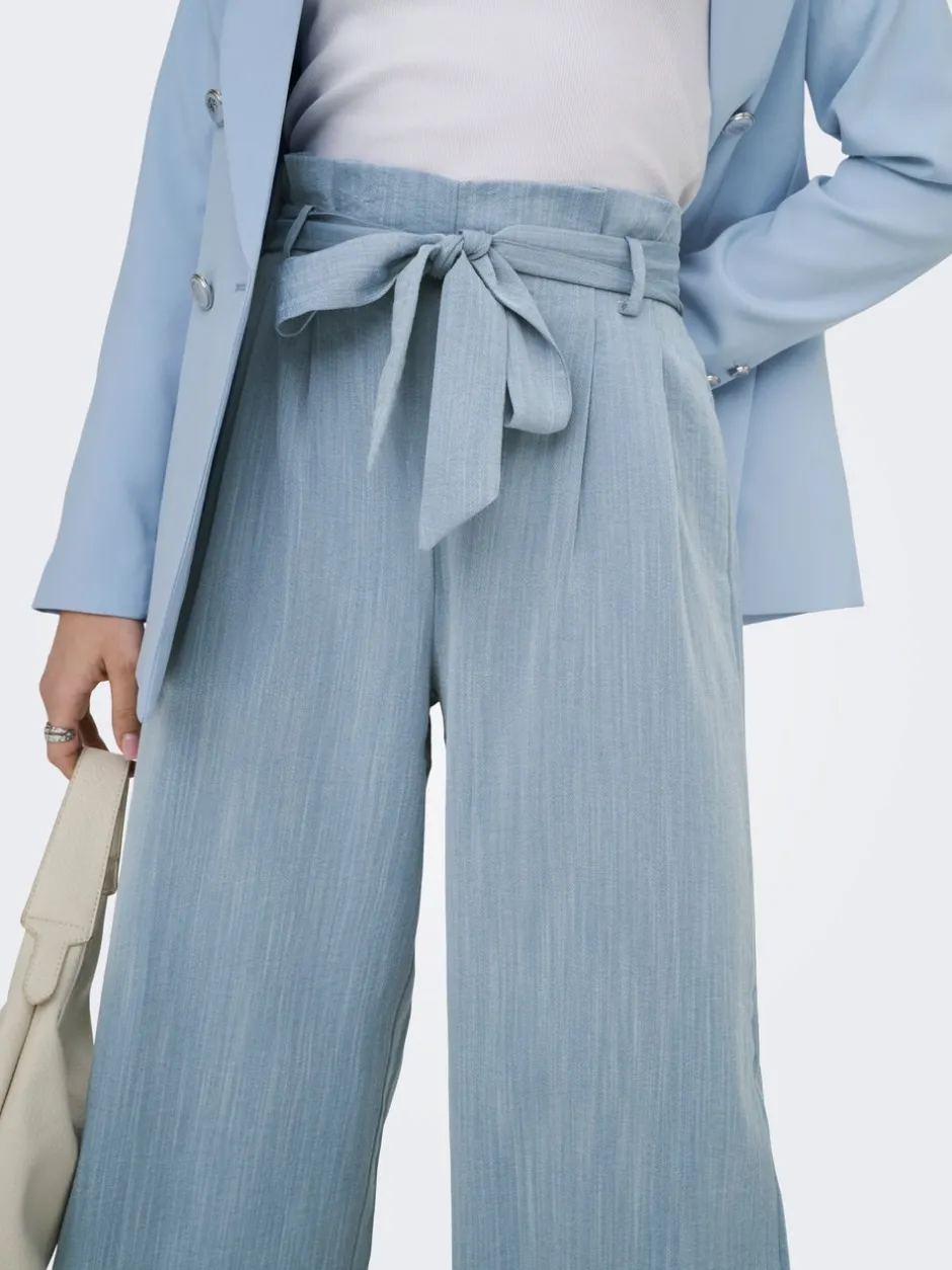 Sale ONLMARSA Flared fit Paperbagbukser Dame Bukser