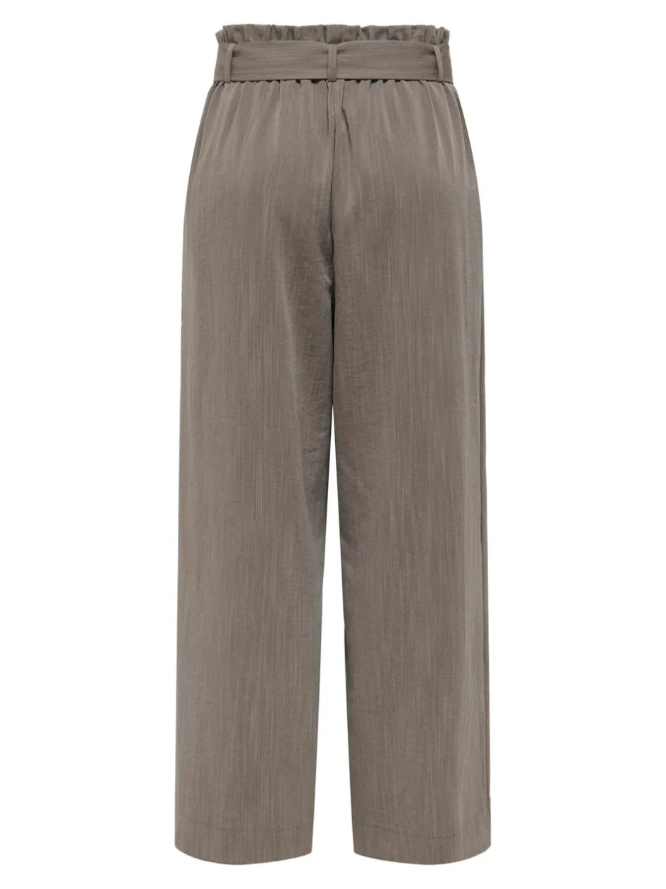 Best ONLMARSA Flared fit Paperbagbukser Dame Bukser