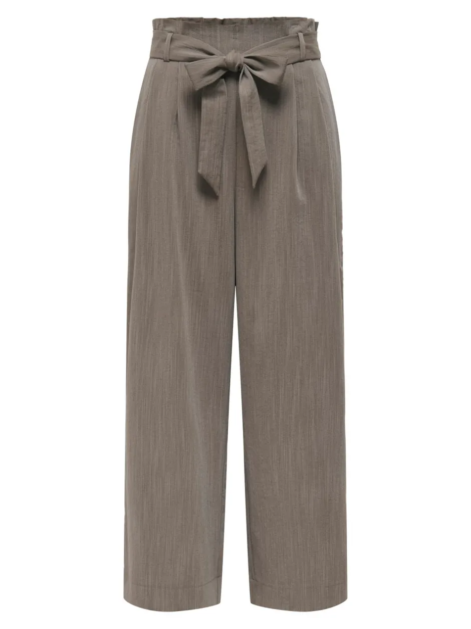 Best ONLMARSA Flared fit Paperbagbukser Dame Bukser