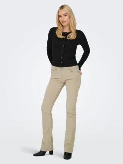 New ONLMARY-GLOBAL Flared fit Bukser Dame Bukser