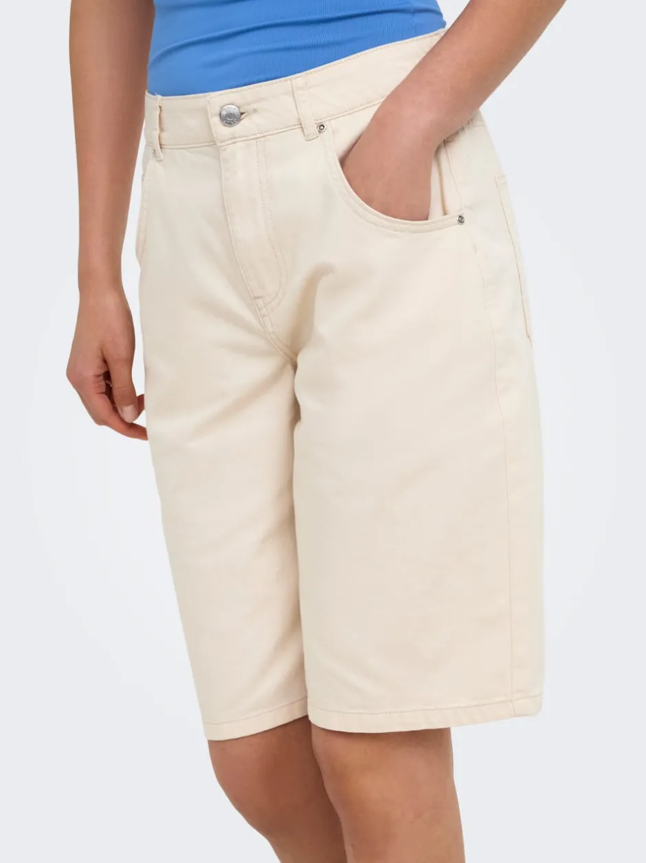 ONLMATE-SILLA Loose fit Denim-shorts Dame Shorts
