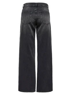 Clearance ONLMAYA Mellemhøj talje Wide leg fit Jeans Dame Jeans|Jeans
