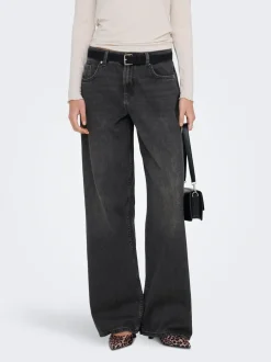 Clearance ONLMAYA Mellemhøj talje Wide leg fit Jeans Dame Jeans|Jeans