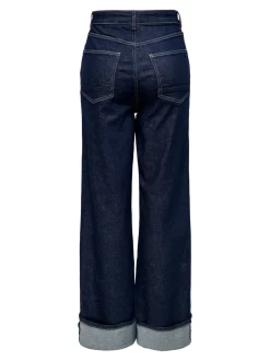Discount ONLMERCER Høj talje Wide leg fit Jeans Dame Jeans|Jeans