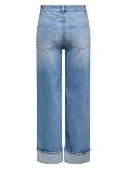 Hot ONLMERCER Høj talje Wide leg fit Jeans Dame Jeans|Jeans