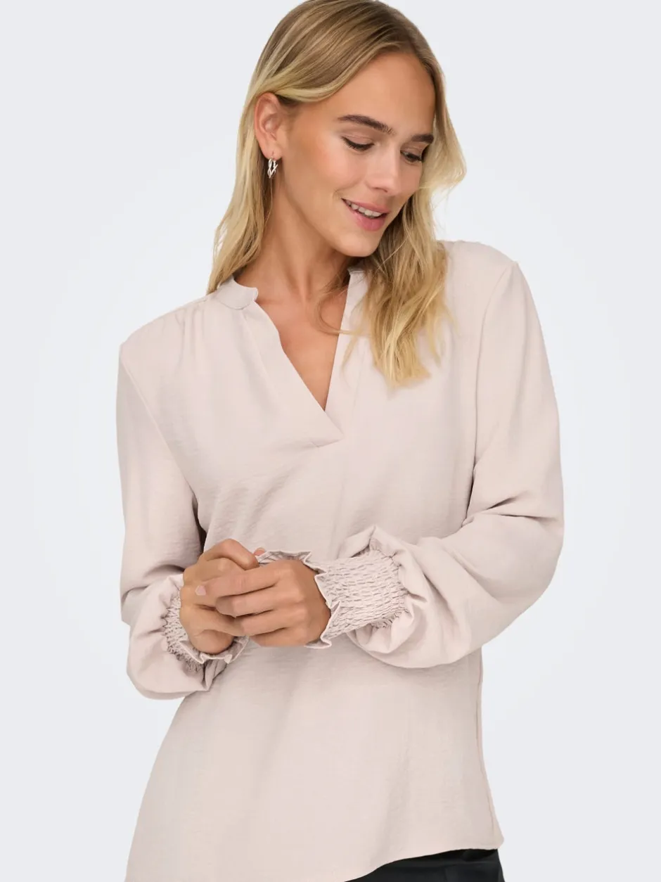 Hot ONLMETTE Bluse Dame Toppe
