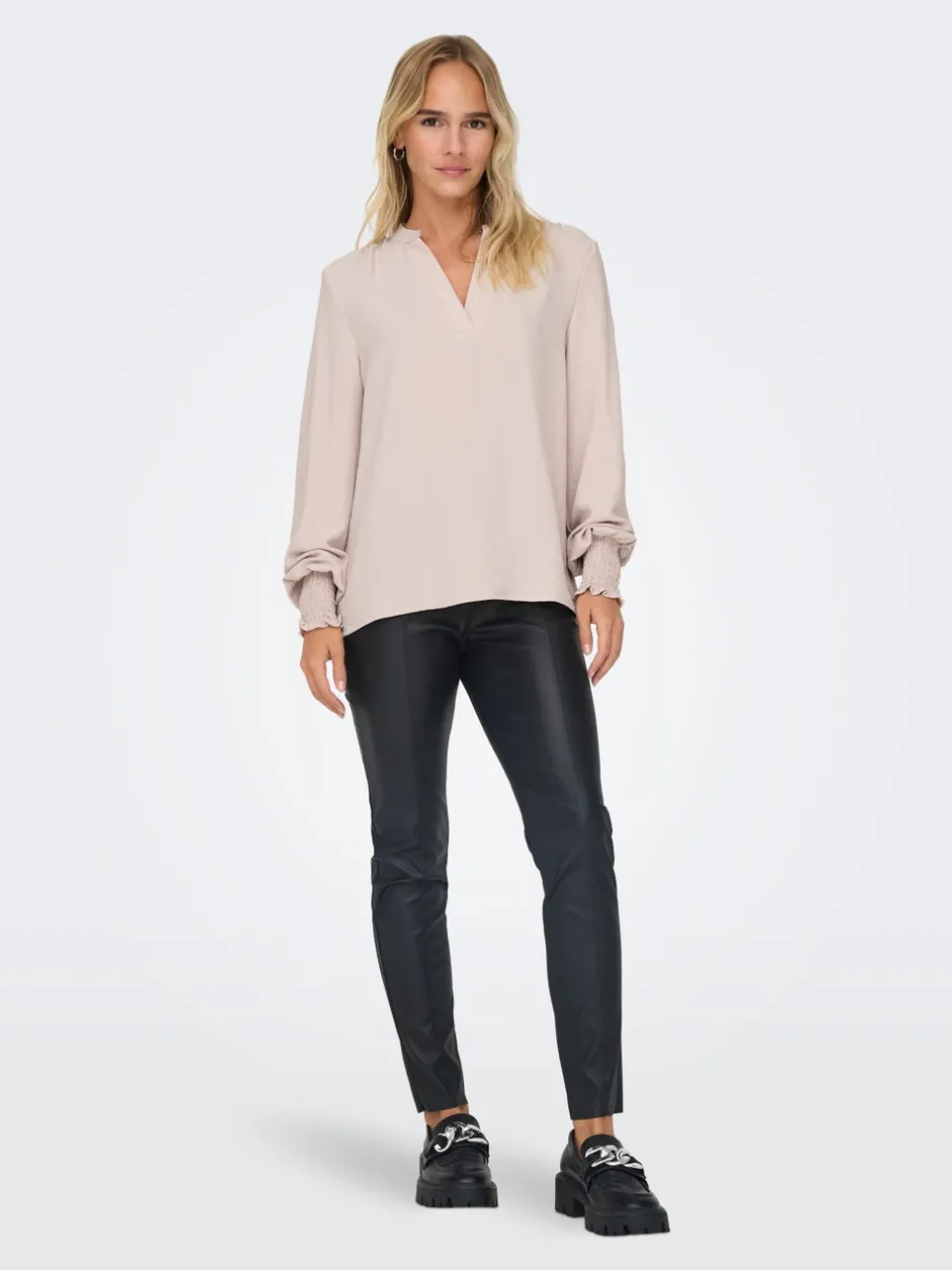 Hot ONLMETTE Bluse Dame Toppe