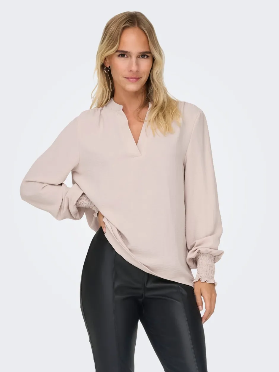 Hot ONLMETTE Bluse Dame Toppe