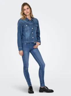 Best ONLMIKA Denimjakke Dame Jakker Og Frakker|Double Denim