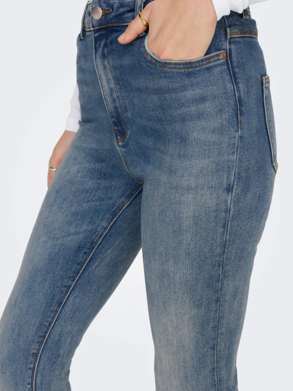 Sale ONLMILA Høj talje Flared fit Jeans Dame Jeans|Jeans