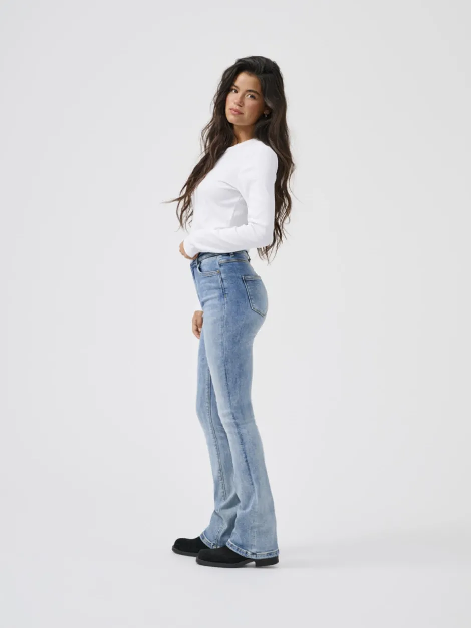 Sale ONLMILA Høj talje Flared fit Jeans Dame Jeans|Jeans