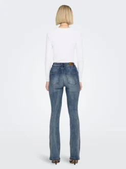 Sale ONLMILA Høj talje Flared fit Jeans Dame Jeans|Jeans