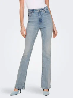 Discount ONLMILA Høj talje Flared fit Jeans Dame Jeans|Jeans