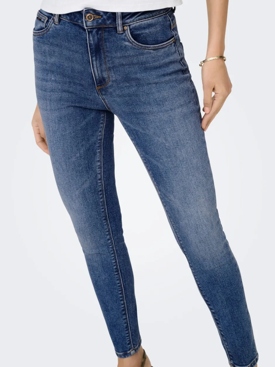 Outlet ONLMILA Høj talje Skinny fit Ankellængde Jeans Dame Jeans|Jeans
