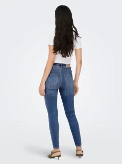 Outlet ONLMILA Høj talje Skinny fit Ankellængde Jeans Dame Jeans|Jeans