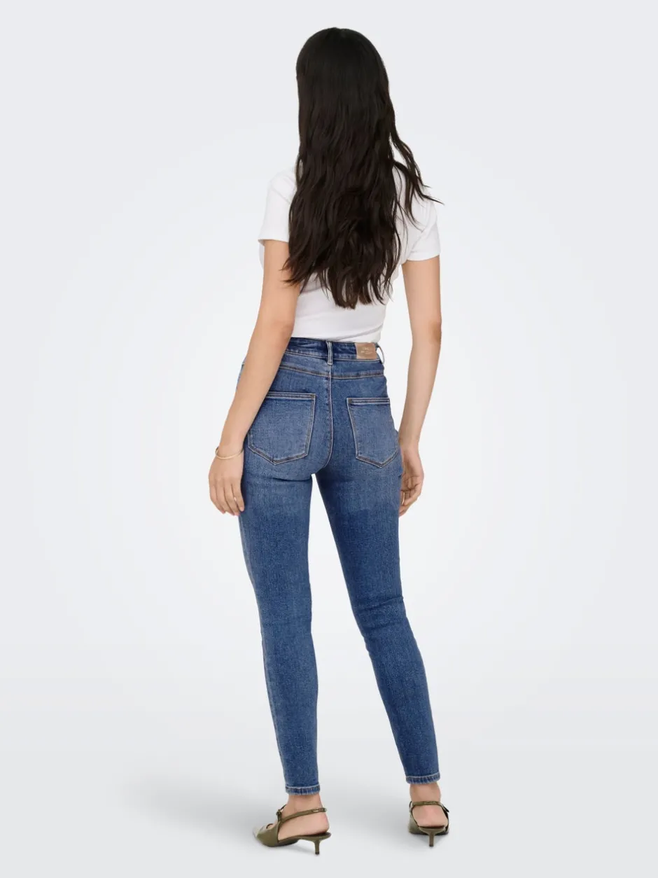 Outlet ONLMILA Høj talje Skinny fit Ankellængde Jeans Dame Jeans|Jeans