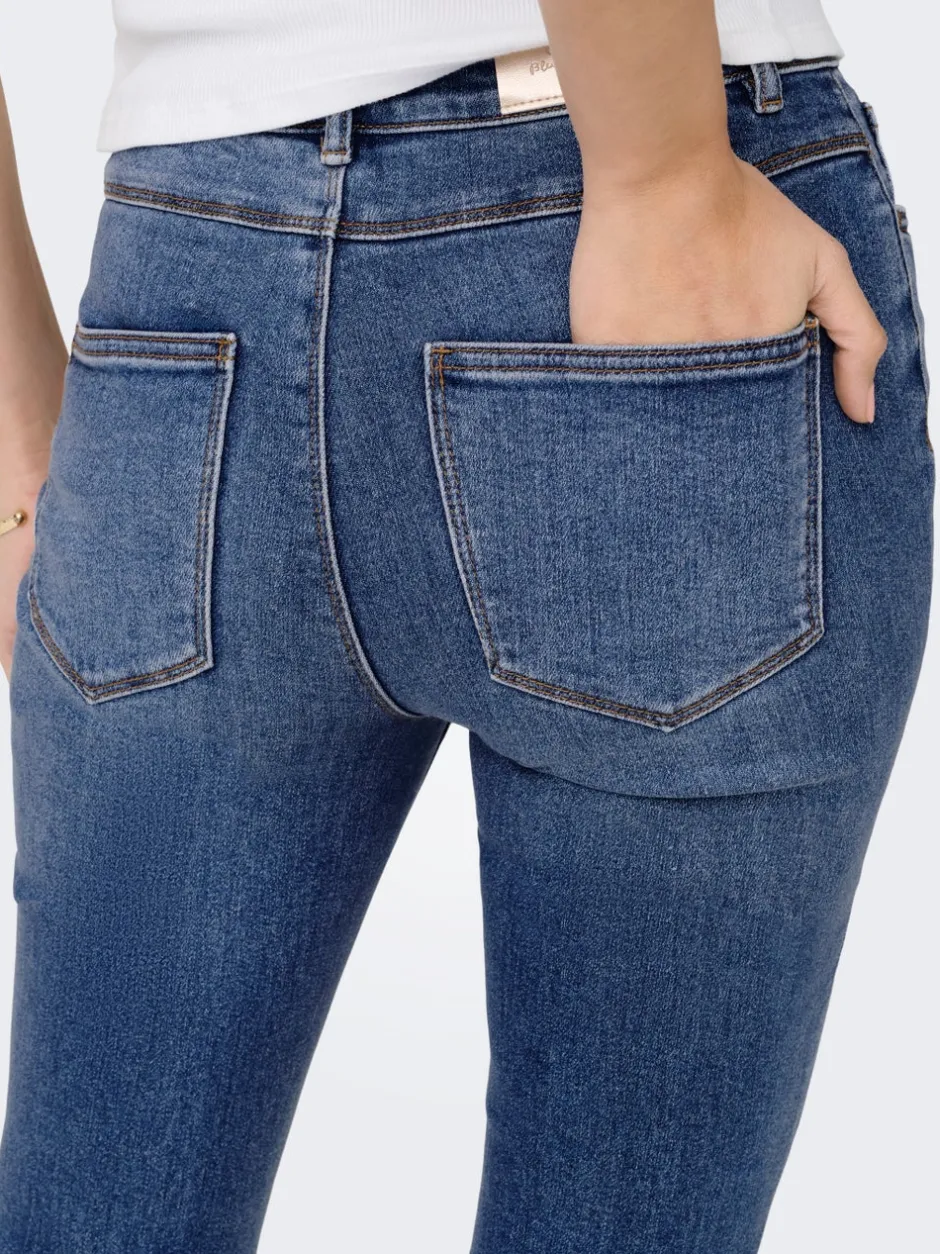 Outlet ONLMILA Høj talje Skinny fit Ankellængde Jeans Dame Jeans|Jeans
