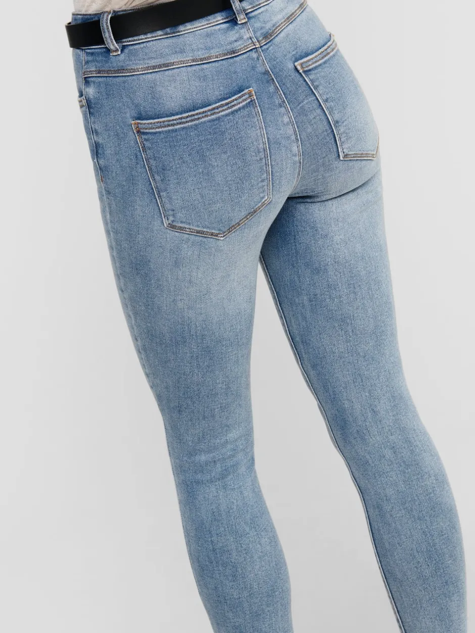 Sale ONLMILA Høj talje Skinny fit Ankellængde Jeans Dame Jeans|Jeans