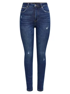 Clearance ONLMILA Høj talje Skinny fit Ankellængde Jeans Dame Jeans|Jeans