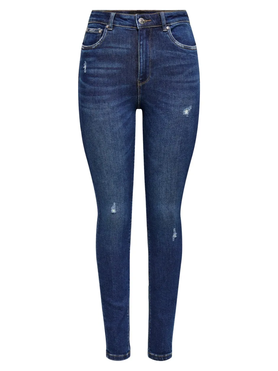 Clearance ONLMILA Høj talje Skinny fit Ankellængde Jeans Dame Jeans|Jeans