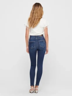 Clearance ONLMILA Høj talje Skinny fit Ankellængde Jeans Dame Jeans|Jeans