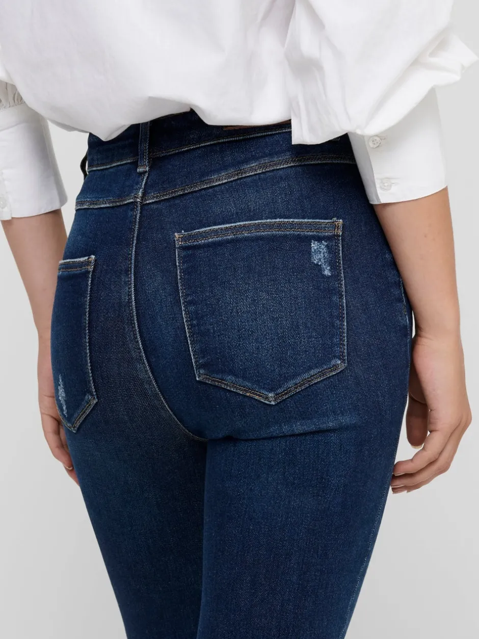 Clearance ONLMILA Høj talje Skinny fit Ankellængde Jeans Dame Jeans|Jeans