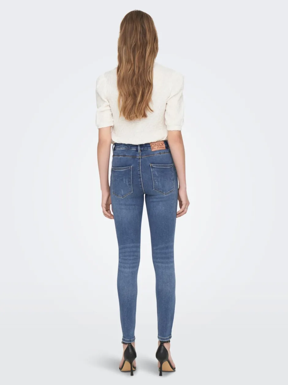Sale ONLMILA Høj talje Skinny fit Ankellængde Jeans Dame Jeans|Jeans