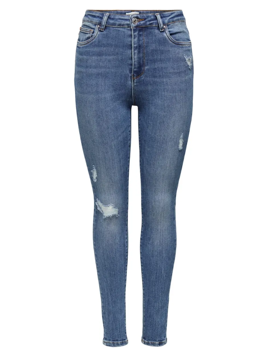 Sale ONLMILA Høj talje Skinny fit Ankellængde Jeans Dame Jeans|Jeans