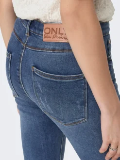 Sale ONLMILA Høj talje Skinny fit Ankellængde Jeans Dame Jeans|Jeans