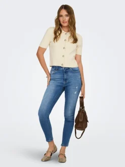 ONLMILA Høj talje Skinny fit Ankellængde Jeans Dame Jeans|Jeans