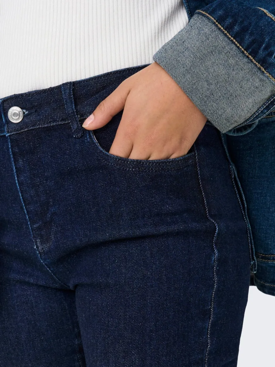 ONLMILA Mellemhøj talje Flared fit Jeans Dame Jeans|Jeans