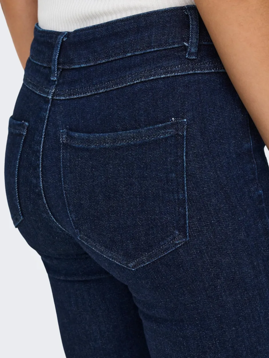 ONLMILA Mellemhøj talje Flared fit Jeans Dame Jeans|Jeans